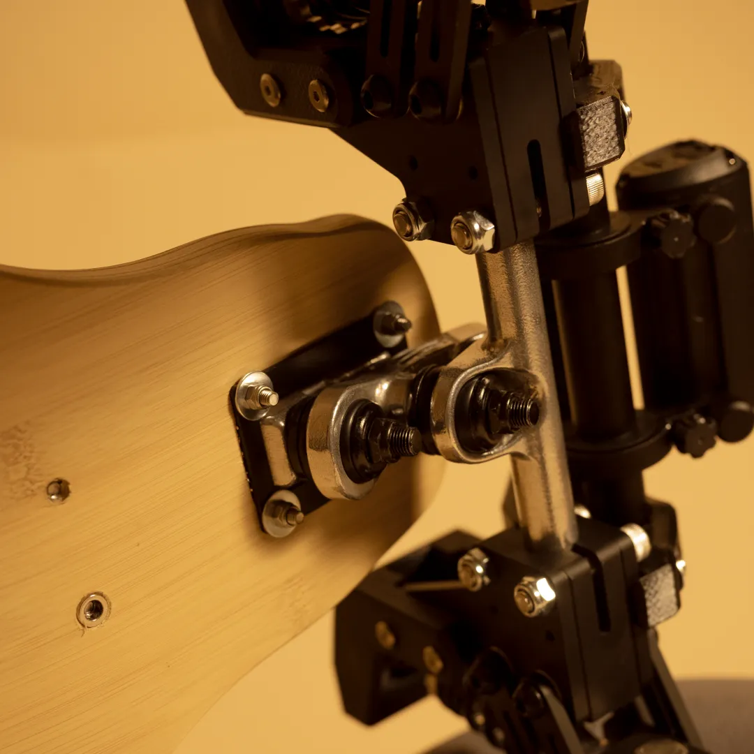 détail technique bushings e-skate Sternboard précision usinage skate électrique amortissement
