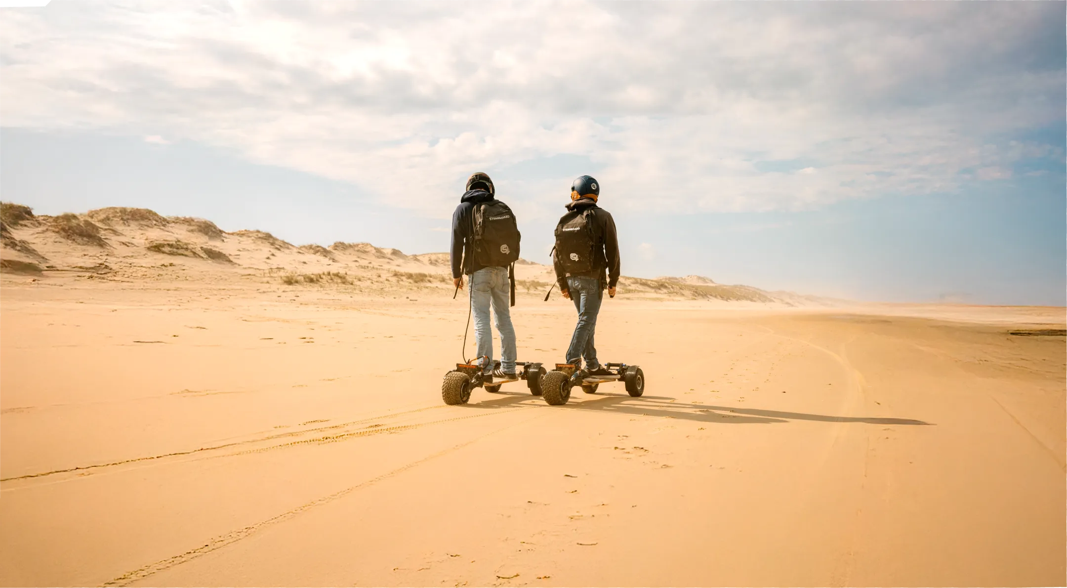 Polyvalence dunes sans kit e-skateboard Sternboard adaptabilité sable naturel