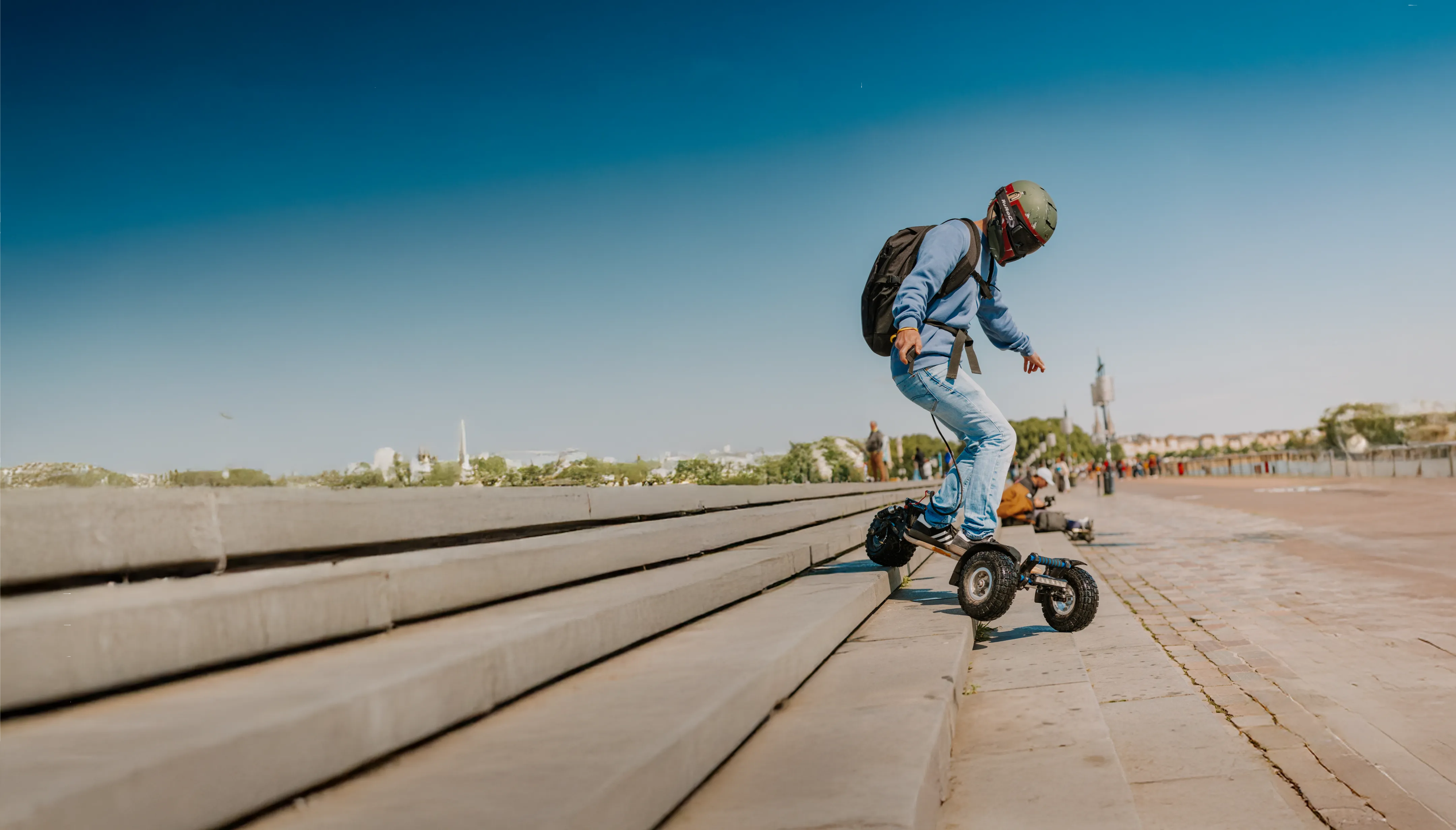 Trajets domicile-travail Bordeaux longboard électrique Sternboard transport quotidien urbain